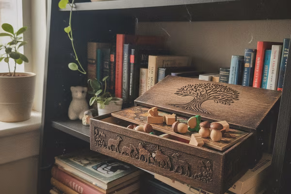 Deluxe Everdell edition on a customer's home shelf